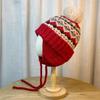 Novo chapéu de lã tricotada feminino inverno quente proteção auricular chapéu inverno ciclismo à prova de frio vento engrossado baotou lei feng chapéu