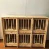 Caja Nidada Grande para Palomas de Competición, Jaula de Emparejamiento, Equipo para Palomas de Cría, Combinación de Madera Maciza para Palomas de Cría, Madera de Talla Única