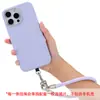 Cordón para teléfono móvil, cuerda corta de nailon tejida con clip, anti-pérdida, anti-robo, fácil de llevar, de color liso, versátil, para muñeca