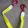 Cuerda antivuelco para minería, cuerda de advertencia reflectante, correa antivuelco de un pilar, tipo de doble gancho de 1.7 m -dispositivo antivuelco de un solo pilar