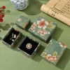 Caja de joyería para pendientes Xiaoxiang, caja blanca para collar, colgante, pulsera, anillo, caja para pendientes, venta al por mayor