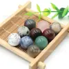 Venta en Caliente Transfronteriza Adornos de Bola Redonda Pequeña de Cristal Cuentas Redondas Canicas de Piedra Natural 14mm Esféricas Accesorios de Joyería Personalizados