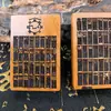 Auténtico Colgante Talismán de los 72 de Taishang Laojun de Madera Golpeada por el Rayo, Hecho de Madera de Azufaifo, con Diseño Bagua Tallado