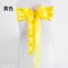 Laços de Fita de Cetim Personalizados Transfronteiriços, Fitas de Seda, Decorações para Encosto de Cadeira de Banquete e Casamento, Flores para Encosto de Cadeira, Capas de Cadeira Venda por Atacado
