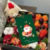 Etiqueta de Natal Pingente de Enfeite Personalizado para Presente Cartão de Mensagem para Sobremesa de Confeitaria Cartão para Caixa de Presente de Véspera de Natal
