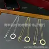 Collar Anillo Shangmei Versión de Alta Gama con Panal Incrustado de Diamantes para Mujer, Chapado en Oro Rosa de Plata de Ley 925, Colgante Hexagonal de Lujo Ligero