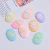 Peças de Flores Coloridas em Relevo Desenho Animado Feito à Mão DIY Acessórios de Joias Cola Creme Resina Pequenos Acessórios Materiais para Presilhas de Cabelo Atacado