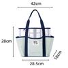 Bolsa de Praia Havaiana de Malha Grande Capacidade Natação Fitness Esportes Bolsa de Armazenamento Bolsa de Malha Portátil de Mão