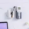 Caja de Almacenamiento sin Agujeros para Control Remoto de Aire Acondicionado, TV, Teléfono Móvil Caja de Almacenamiento de Baño Hogar Caja de Almacenamiento Fija en Pared