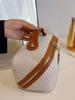 Bolsa de Cosméticos, Retro, Lujo Ligero, Bolsa de Almacenamiento Simple de Lona para Llevar en la Mano, Gran Capacidad, Sensación de Alta Gama, Neceser para Productos de Cuidado de la Piel, Versátil