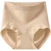 Calcinhas de Cintura Alta para Controle da Barriga Feminina, Sem Costura, Forro 100% Algodão, Forro Antibacteriano 10A, Forro Estendido, Tamanho Único de Nylon