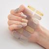 Fabricante de Pegatinas para Uñas Plataforma Transfronteriza Suministro de Alta Calidad Artesanía Láser 3D Estampado en Caliente Película para Esmalte de Uñas Pegatina para Uñas