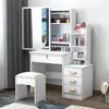 Tocador moderno minimalista, tocador multifuncional, popular en línea, tocador simple para dormitorio, mini tocador para espacios pequeños