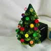 Navidad Transfronteriza Nuevo Farol de Enano Árbol de Navidad Decoración de Escritorio para el Hogar Navideño Manualidades de Resina Adornos Pequeños