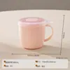 Nuevo Horno de Microondas Set Especial Tazón Taza Palillos Tenedor Cuchara Vajilla Infantil para Estudiantes Juego de Tres Piezas Mayoreo