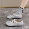 Zapatos Mary Jane de Suela Fina Talla Pequeña para Mujer 2026 Nuevos de Verano Bailarinas de Color Sólido Zapatos Casuales Versátiles para Mujer
