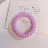 Línea telefónica de color caramelo de Corea, anillo para el cabello para mujer, red roja, cuerda para la cabeza, cuerda simple para el cabello, banda de goma, accesorios para el cabello al por mayor