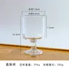 Uma Variedade de Copos de Vidro Transparentes Criativos para Velas de Aromaterapia Sem Fogo, Copo de Vidro para Velas de Aromaterapia DIY, Castiçal