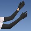 Manga de Protección Solar para Mujer Verano Manga de Hielo Protección para Brazos Manga de Seda de Hielo Guantes de Dedos Completos Manga Fina Resistente a los Rayos UV para Conducir Hombres