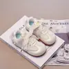 Zapatos para niñas, zapatillas deportivas infantiles, nuevo estilo primavera y otoño 2026, moda para niñas pequeñas, zapatos de princesa, malla transpirable, zapatos Argan