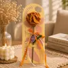 Flor Artificial de Ganchillo de Lana Nomeolvides para Decoración de Sala de Estar, Popular en Centros Comerciales, Supermercados y Tiendas de Juguetes de Moda, Ramo de Flores Simuladas