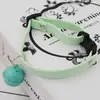 Collar colorido para mascotas de 23 colores, con cascabel, de terciopelo coreano, para perro, gato, accesorios de decoración para el cuello