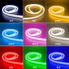 Tira de luz suave de neón de silicona flexible USB con atenuación táctil de 5V, sala de estar, hogar, luz de relleno para espejo de maquillaje LED, luz de ambiente, cinta