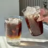 Café con Hielo Latte Taza de Bebida Americana Resistente a Altas Temperaturas Taza para Beber Vidrio de Borosilicato Transparente Taza para Bebidas Frías Vidrio