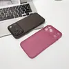 Adequado para capa de celular iPhone 17 Pro Max fosca efeito névoa gelada, capa protetora Apple 16 com toque de pele, cobertura total anti-queda 15