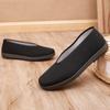 Productos genuinos Zapatos de tela del Viejo Pekín Zapatos individuales para hombre Zapatos casuales Transpirables para el pie Zapatos de tela negros para conductor Zapatos individuales de suela suave