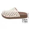 Pantuflas Planas de Tallas Grandes para Mujer Transfronterizas 2026 Sandalias de Playa Transpirables para Exteriores Tejidas Huecas de Verano Slip-on