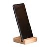 Suporte de Celular e Tablet de Madeira Decoração Criativa para Mesa Suporte de Celular de Faia Nogueira Base Simples de Madeira Maciça para Celular