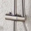 Novo Material Suporte Universal Deslizante para Chuveiro de Banho Aço Inoxidável Suporte para Chuveiro de Banho Suporte para Chuveiro de Banho Fundido Escovado Base de Haste Ajustável
