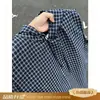 Chaleco con capucha a cuadros estilo americano de media cremallera, falso dos piezas para hombre, nuevo diseño de nicho de verano, top tipo camiseta sin mangas
