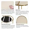Silla Nórdica con Respaldo, Silla de Comedor de Lujo Ligero, Silla de Hierro Forjado para Comedor del Hogar, Taburete Simple para Mesa de Comedor, Taburete de Ocio Popular en Internet