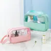 Bolsa de Cosméticos de Viaje Estilo Coreano, Neceser Impermeable para Exteriores, Bolsa de Almacenamiento de Cosméticos Portátil Conveniente, Bolsa de Almacenamiento de Gran Capacidad