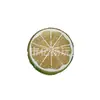 Producción Profesional de Rodajas de Limón de PVC Simulado, Rodajas de Fruta, Rodajas de Limón de Plástico Verdes y Amarillas, Accesorios para Tocados, Accesorios Educativos