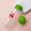 Mamadeira de Leite 240ml com Bico Curvo de Boca Padrão, Garrafa de PP com Sensação Real de Leite Materno Cru, Antigases e Antiasfixia com Escala para Exportação
