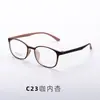 Armazones para Lentes de Tr90 para Hombres y Mujeres, Lentes de Prescripción de Marco Pequeño, Armazones Lisos Artísticos Danyang al por Mayor Marco Cuadrado 6812