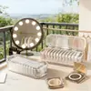 Caja de Almacenamiento para Pulseras, Artefacto de Almacenamiento para Pulseras de Cuentas de Cristal, Caja de Almacenamiento de Joyería para Pulseras de Lujo Accesible y de Gama Alta