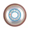 Roda de Afiação Diamantada de Borda Única Afiada como Cristal Transfronteiriça, Roda de Afiação de Chanfro, Lâmina de Serra de Aço Tungstênio em Liga, Roda de Afiação de Dente de Serra, Afiação de Cabeça de Ferramenta