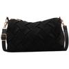 Bolsa de tecido de textura estilo coreano feminina 2022 verão nova moda simples elegante ombro axila portátil pequena bolsa quadrada