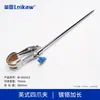 Pinza universal de laboratorio, pinza para tubo de vidrio con recubrimiento blanco, pinza de cuatro garras de acero inoxidable, pinza para tubo de condensador, pequeña, mediana, grande