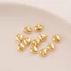 Estilo Casual Chapado en Cobre Oro Real de 18K Blanco K Brillante Corazón Colgante de Corazón Joyería Collar Aretes Material para Accesorios DIY