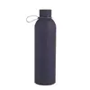 Botella Deportiva Pequeña de Boca Recubierta de Goma, Taza Aislada de Acero Inoxidable 304 al Vacío de Doble Capa, Taza Recta Pequeña de Boca Estilo Cola