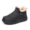 Zapatos de Mujer Invierno Nuevos Botas de Nieve Venta al por Mayor Transfronteriza Zapatos de Mujer Casual Comercio Exterior Casual Cómodos sin Cordones Zapatos de Mamá