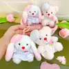 Muñeca de Tela Sakura Mascota Pequeña Linda Bolso Colgante Muñeca de Peluche Llavero de Coche Muñeca Regalo Femenino Venta al por Mayor Colgante