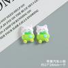 Accesorios de Resina de Gatito de Manzana de Dibujos Animados Hechos a Mano DIY Gel Crema Pinza para el Cabello Funda para Teléfono Móvil Accesorios de Material Coo Ka