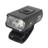 Luz de bicicleta de aleación de aluminio T6, pantalla de potencia, resalta las luces cercanas y altas, luz frontal de carga dual, luz de advertencia para bicicleta de montaña