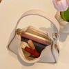 Bolso de Hombro de Color Sólido de Moda 2026 Nuevo Estilo Coreano Fresco Moda Casual Bolso de Mano para Mujer Bolso Cuadrado Pequeño de Moda